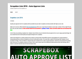 Scrapeboxlists2016.wordpress.com thumbnail