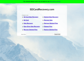 Sdcardrecovery.com thumbnail