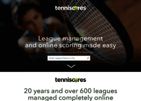 Sdleaguetennis.tenniscores.com thumbnail