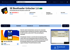 Se-bootloader-unlocker.software.informer.com thumbnail