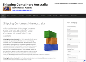 Seacontainersaustralia.com.au thumbnail