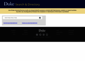 Search.duke.edu thumbnail