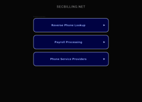 Secbilling.net thumbnail