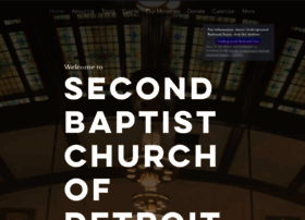 Secondbaptistdetroit.org thumbnail