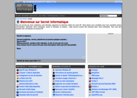 Secretinformatique.com thumbnail