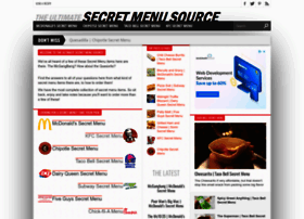Secretmenusource.com thumbnail