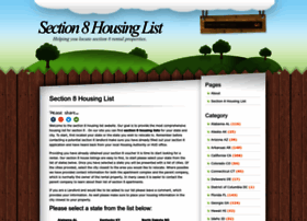 Section8housinglist.info thumbnail