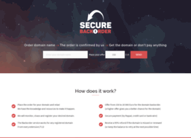 Securebackorder.com thumbnail