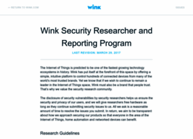 Security.wink.com thumbnail