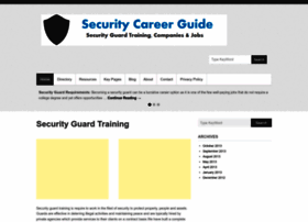Securitycareerguide.com thumbnail