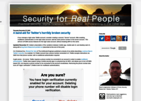Securityforrealpeople.com thumbnail