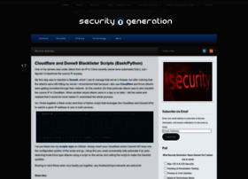 Securitygeneration.com thumbnail