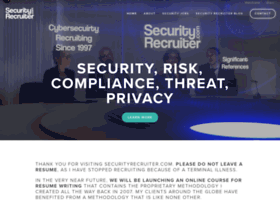 Securityrecruiter.com thumbnail