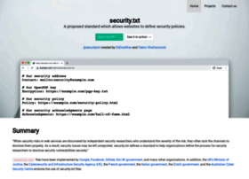 Securitytxt.org thumbnail