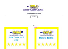 Senangssm Com At Wi Renew Ssm Online Renewal Page