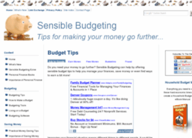 Sensible-budgeting.com thumbnail