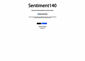 Sentiment140.com thumbnail