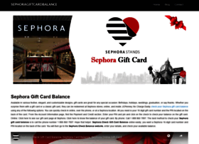 Sephoragiftcardbalance.com thumbnail