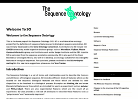 Sequenceontology.org thumbnail Sequenceontology.org thumbnail