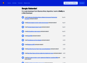 Sergiodxa.com thumbnail