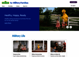 Sesamestreetformilitaryfamilies.org thumbnail