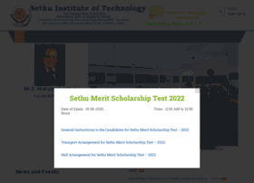 Sethu.ac.in thumbnail