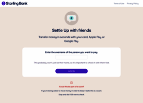 Settleup.starlingbank.com thumbnail