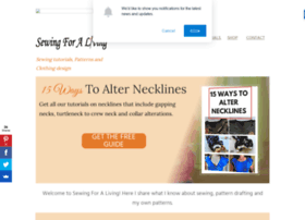 Sewingforaliving.com thumbnail
