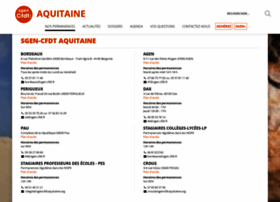 Sgencfdtaquitaine.org thumbnail