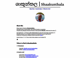 Shaakunthala.com thumbnail