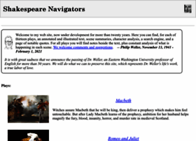 Shakespeare-navigators.com thumbnail