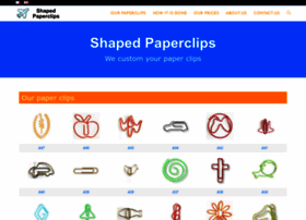 Shaped-paperclips.com thumbnail