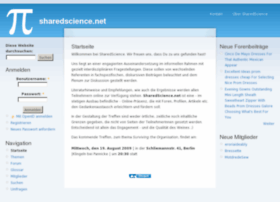 Sharedscience.net thumbnail