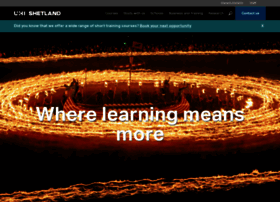 Shetland.uhi.ac.uk thumbnail