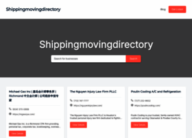 Shippingmovingdirectory.com thumbnail