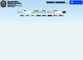 Shivajicollegetimetable.in thumbnail