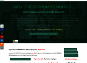Shomusbiology.com thumbnail