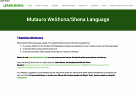 Shona-lessons.weebly.com thumbnail