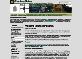 Shootersnotes.com thumbnail