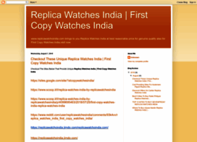 Shopreplicawatchesindia.blogspot.com thumbnail