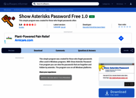 Show-asterisks-password-free.software.informer.com thumbnail