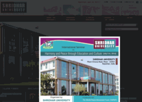 Shridharuniversity.org.in thumbnail Shridharuniversity.org.in thumbnail