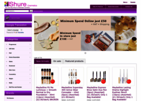Shure-cosmetics.co.uk thumbnail Shure-cosmetics.co.uk thumbnail
