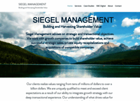 Siegelmanagement.com thumbnail