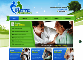 Sierra-hospice.com thumbnail