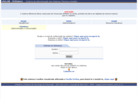 Sigadmin.unilab.edu.br thumbnail