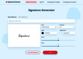 Signature-generator.co thumbnail