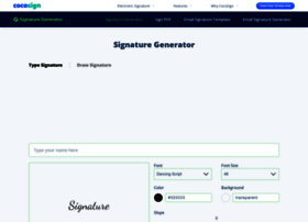 Signature-generator.com thumbnail