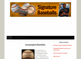 Signaturebaseballs.com thumbnail