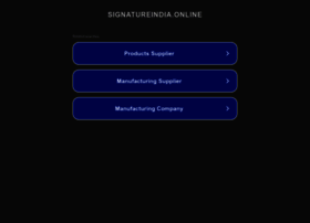 Signatureindia.online thumbnail Signatureindia.online thumbnail
